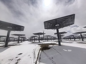Линейный актуатор U23D для строительства 100 МВт башенной CSP-электростанции